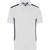 Men's Workwear Polo - STRONG - - White/carbon