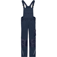 Workwear Pants with Bib - STRONG - - Navy/navy