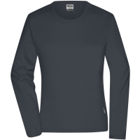 Ladies' Workwear-Longsleeve-T - Carbon