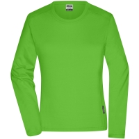 Ladies' Workwear-Longsleeve-T - Lime Green