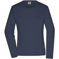 Ladies' Workwear-Longsleeve-T - Navy