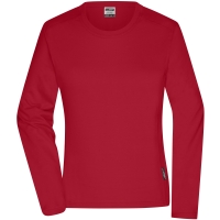 Ladies' Workwear-Longsleeve-T - Red