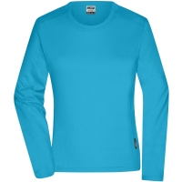 Ladies' Workwear-Longsleeve-T - Turquoise