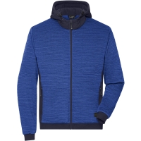 Men's Padded Hybrid Jacket - Royal melange/navy