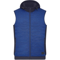 Men's Padded Hybrid Vest - Royal melange/navy