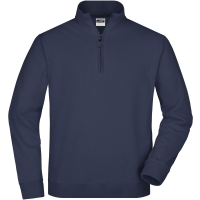 Round-Neck Zip - Navy