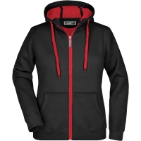 Ladies' Doubleface Jacket - Black/red