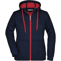 Ladies' Doubleface Jacket - Navy/red