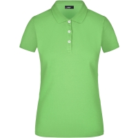 Ladies' Elastic Piqué Polo - Lime Green