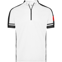 Men's Bike-T Half Zip - White