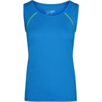 Ladies' Sports Tanktop - Bright blue/bright yellow