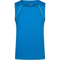 Men's Sports Tanktop - Bright blue/bright yellow