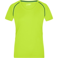 Ladies' Sports T-Shirt - Bright yellow/bright blue