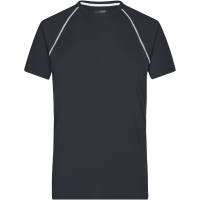 Men's Sports T-Shirt - Black/white