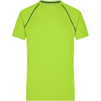 Men's Sports T-Shirt - Bright yellow/bright blue