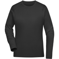 Ladies' Sports Shirt Long-Sleeved - Black
