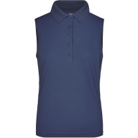 Ladies' Active Polo Sleeveless - Navy