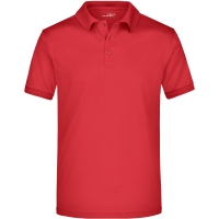 Men's Active Polo - Red