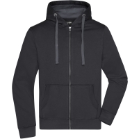 Men's Hooded Jacket - Black/carbon