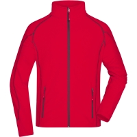 Men's Structure Fleece Jacket - Red/carbon