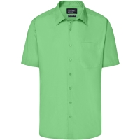 Men's Business Shirt Shortsleeve - Lime Green