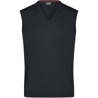 Men's V-Neck Pullunder - Black