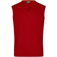 Men's V-Neck Pullunder - Bordeaux