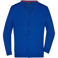 Men's V-Neck Cardigan - Royal