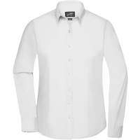 Ladies' Shirt Longsleeve Poplin - White