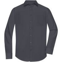 Men's Shirt Longsleeve Poplin - Carbon