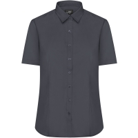 Ladies' Shirt Shortsleeve Poplin - Carbon