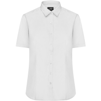 Ladies' Shirt Shortsleeve Poplin - White