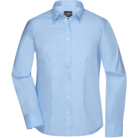 Ladies' Shirt Longsleeve Micro-Twill - Light blue