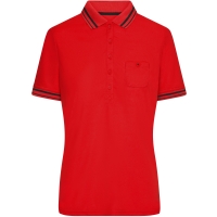 Ladies' Polo - Red/black