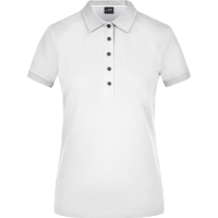 Ladies' Pima Polo - White