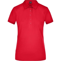 Ladies' Elastic Polo Piqué - Red