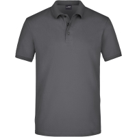 Men's Elastic Polo Piqué - Graphite