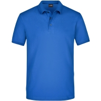 Men's Elastic Polo Piqué - Royal