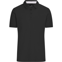 Men's Polo - Black/white titan