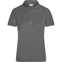 Ladies' Active Polo - Dark melange