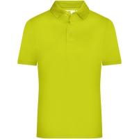 Men's Active Polo - Acid yellow