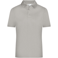 Men's Active Polo - Light melange