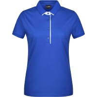 Ladies' Polo Single Stripe - Royal/white