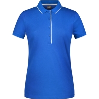 Ladies' Polo Stripe - Royal/white