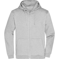 Promo Zip Hoody Men - Grey heather