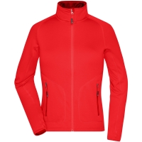 Ladies' Stretchfleece Jacket - Light red/chili