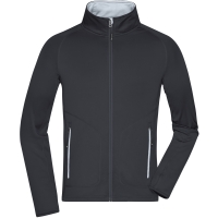 Men's Stretchfleece Jacket - Black/silver