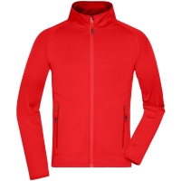 Men's Stretchfleece Jacket - Light red/chili