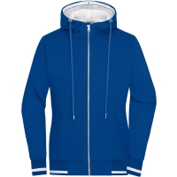 Ladies' Club Sweat Jacket - Royal/white