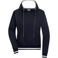 Ladies' Club Hoody - Navy/white